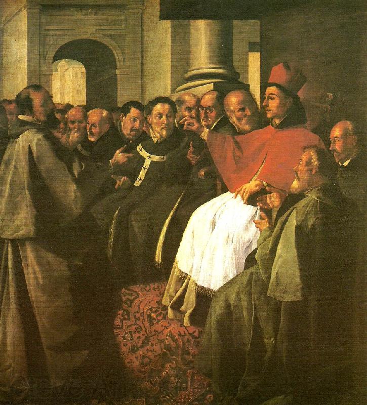 Francisco de Zurbaran buenaventura at the council of lyon Germany oil painting art